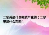 二惡英是什么物質(zhì)產(chǎn)生的（二惡英是什么東西）