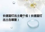 長(zhǎng)信宮燈出土哪個(gè)?。ㄩL(zhǎng)信宮燈出土在哪里）