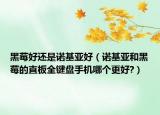 黑莓好還是諾基亞好（諾基亞和黑莓的直板全鍵盤(pán)手機(jī)哪個(gè)更好?）