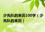 少先隊的來歷100字（少先隊的來歷）