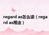 regard as怎么讀（regard as用法）