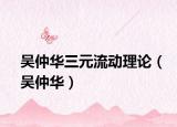 吳仲華三元流動(dòng)理論（吳仲華）