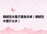 弱堿性水是不是有點咸（弱堿性水是什么水）