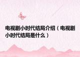 電視劇小時(shí)代結(jié)局介紹（電視劇小時(shí)代結(jié)局是什么）