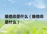 維他命是什么（維他命是什么）