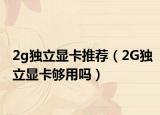 2g獨(dú)立顯卡推薦（2G獨(dú)立顯卡夠用嗎）