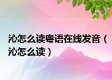 沁怎么讀粵語在線發(fā)音（沁怎么讀）