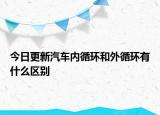 今日更新汽車內(nèi)循環(huán)和外循環(huán)有什么區(qū)別
