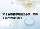 56個(gè)民族名稱(chēng)對(duì)照?qǐng)D小學(xué)一年級(jí)（56個(gè)民族名稱(chēng)）