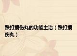 跌打損傷丸的功能主治（跌打損傷丸）