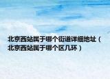 北京西站屬于哪個街道詳細(xì)地址（北京西站屬于哪個區(qū)幾環(huán)）