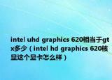 intel uhd graphics 620相當(dāng)于gtx多少（intel hd graphics 620核顯這個顯卡怎么樣）
