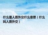 什么是人質外交什么意思（什么叫人質外交）