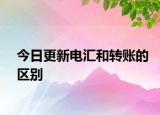 今日更新電匯和轉(zhuǎn)賬的區(qū)別