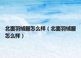 北面羽絨服怎么樣（北面羽絨服怎么樣）