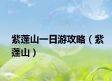 紫蓬山一日游攻略（紫蓬山）