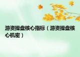 游資操盤核心指標(biāo)（游資操盤核心機密）
