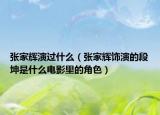 張家輝演過什么（張家輝飾演的段坤是什么電影里的角色）