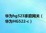 華為hg523家庭網(wǎng)關(guān)（華為HG522-c）