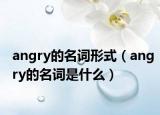 angry的名詞形式（angry的名詞是什么）