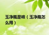 玉凈瓶是啥（玉凈瓶怎么用）