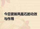 今日更新鳳凰石的功效與作用