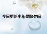 今日更新小年是除夕嗎