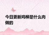 今日更新雞柳是什么肉做的