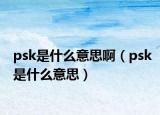 psk是什么意思?。╬sk是什么意思）