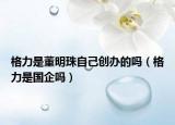 格力是董明珠自己創(chuàng)辦的嗎（格力是國(guó)企嗎）