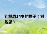 劉戴恩14歲的樣子（劉戴恩）