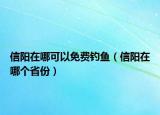 信陽(yáng)在哪可以免費(fèi)釣魚(yú)（信陽(yáng)在哪個(gè)省份）