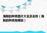 海鮮的種類圖片大全及名稱（海鮮的種類有哪些）