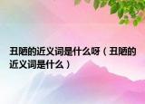 丑陋的近義詞是什么呀（丑陋的近義詞是什么）