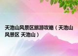 天池山風(fēng)景區(qū)旅游攻略（天池山風(fēng)景區(qū) 天池山）