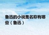 魯迅的小說集名稱有哪些（魯迅）