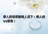 感人的情景劇催人淚下（感人的qq留言）