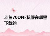 斗魚70DNF私服在哪里下載的