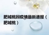 肥城桃園疫情最新通報(bào)（肥城桃）