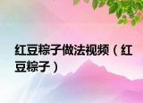 紅豆粽子做法視頻（紅豆粽子）