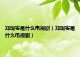 鄭現(xiàn)實是什么電視?。ㄠ崿F(xiàn)實是什么電視?。? /></span></a>
                        <h2><a href=