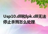 Usp10.dll和lpk.dll無法停止殺戮怎么處理
