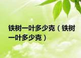 鐵樹一葉多少克（鐵樹一葉多少克）