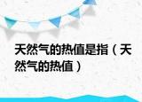 天然氣的熱值是指（天然氣的熱值）