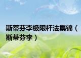 斯蒂芬李極限桿法集錦（斯蒂芬李）