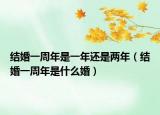 結(jié)婚一周年是一年還是兩年（結(jié)婚一周年是什么婚）