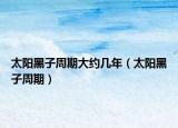 太陽(yáng)黑子周期大約幾年（太陽(yáng)黑子周期）