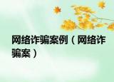 網(wǎng)絡(luò)詐騙案例（網(wǎng)絡(luò)詐騙案）