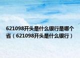 621098開頭是什么銀行是哪個?。?21098開頭是什么銀行）