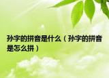 孫字的拼音是什么（孫字的拼音是怎么拼）